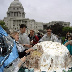 World's largest Baked Alaska, Washington DC, 2005