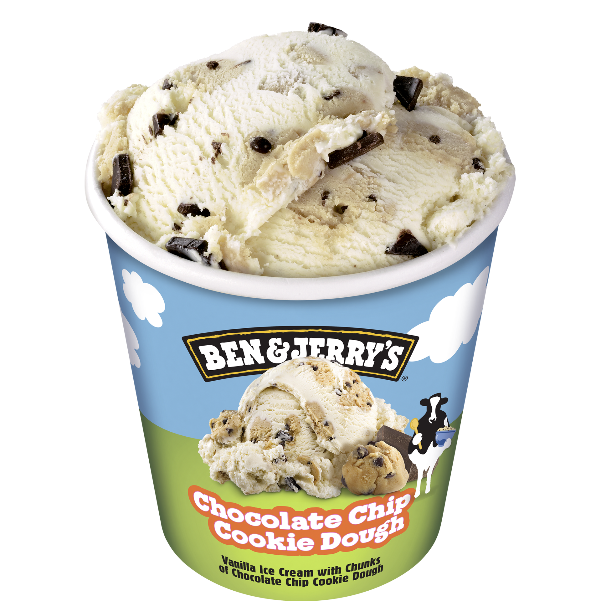 Chocolate Chip Cookie Dough Ice Cream - Pint