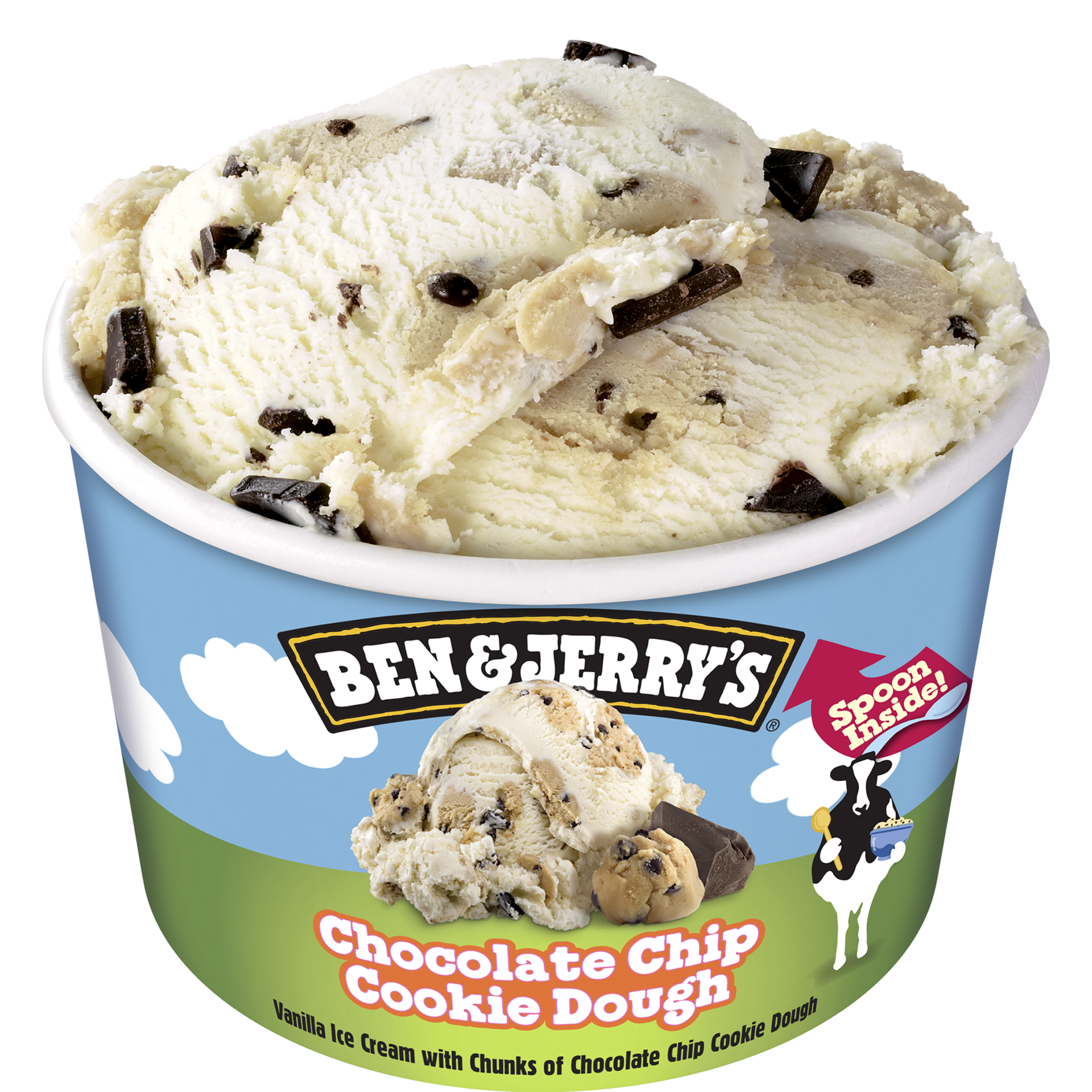 Chocolate Chip Cookie Dough Ice Cream - Mini Cup