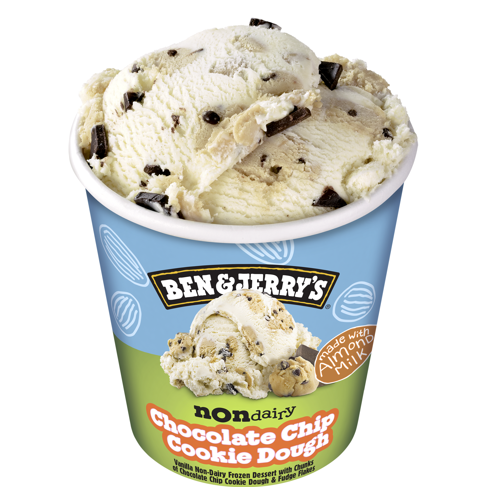 Chocolate Chip Cookie Dough Non-Dairy Frozen Dessert Pints