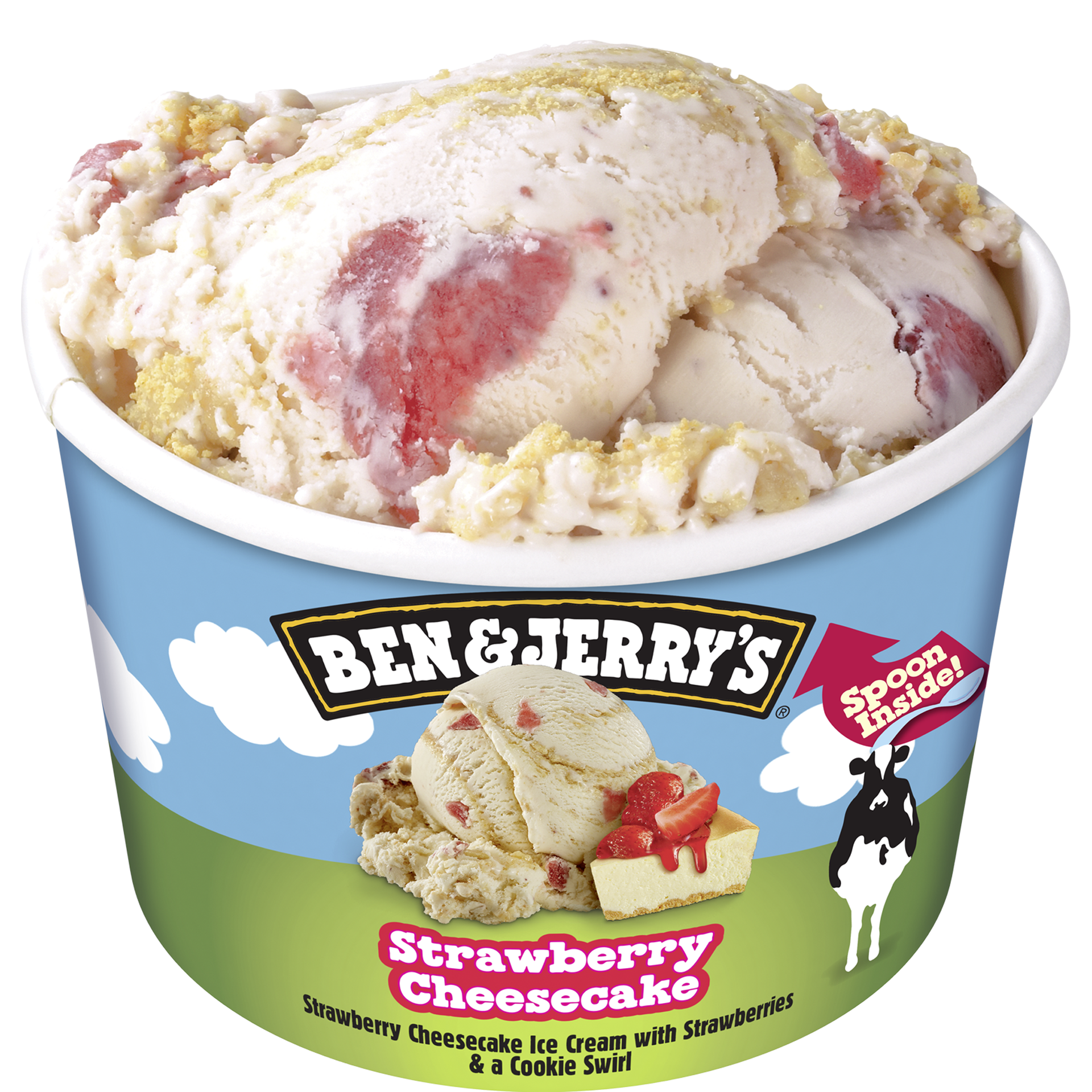 Strawberry Cheesecake Ice Cream - Mini Cup