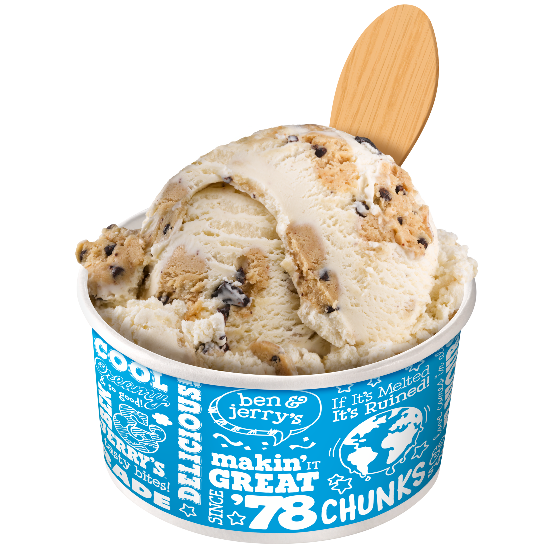 Chocolate Chip Cookie Dough Non-Dairy Non-Dairy Frozen Dessert in Scoop Shops